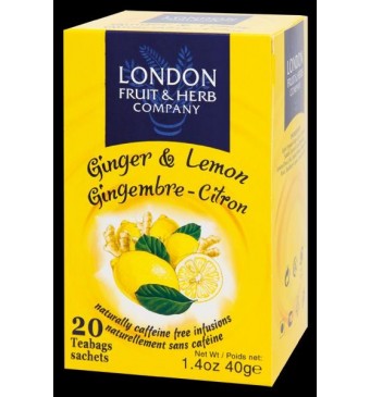 Čaj London Herb Citron se zázvorem