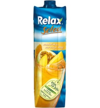 Džus Relax Mandarinka, maracuja, mango
